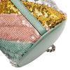 Gucci Small GG Marmont Sequined Diagonal Matelasse Leather Bucket Bag Secondhand
