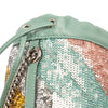 Gucci Small GG Marmont Sequined Diagonal Matelasse Leather Bucket Bag Secondhand