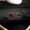Prada Vitello Trimmed Tessuto Zip Top Crossbody Secondhand