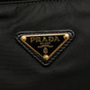 Prada Vitello Trimmed Tessuto Zip Top Crossbody Secondhand