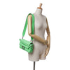 Fendi Zucca Embossed Stitched Leather Baguette Satchel Secondhand