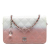 Chanel Ombre Patent and Aged Calfskin Crystal Wallet On Chain Secondhand