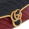 Secondhand Gucci Mini Tricolor GG Marmont Matelasse Leather Torchon Top Handle Bag