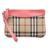 Burberry Haymarket Check Nylon Peyton Clutch Secondhand