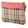 Burberry Haymarket Check Nylon Peyton Clutch Secondhand