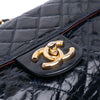 Chanel CC Crackled Glazed Calfskin Accordion Flap Secondhand