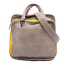 Bottega Veneta Multicolor Pebbled Leather Double Zip Satchel Secondhand