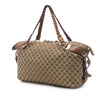 Gucci Medium GG Canvas Bamboo Bar Tote Secondhand
