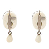 Chanel Resin Strass Rain Drop Clip On Earrings Secondhand