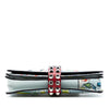 Prada Comic Print Studded Leather Elektra Clutch Secondhand