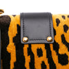 Prada City Calf Trimmed Velvet Leopard Print Cahier Crossbody Secondhand
