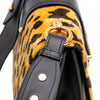 Prada City Calf Trimmed Velvet Leopard Print Cahier Crossbody Secondhand