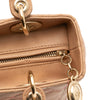 Dior Medium Lambskin Cannage Contrast Stitch Lady Dior Secondhand