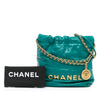 Chanel Mini Shiny Calfskin 22 Handbag Secondhand