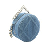 Secondhand Chanel Denim 19 Round Clutch with Chain