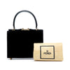 Fendi Velvet Push Lock Box Satchel Secondhand