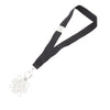 Chanel Stainless Steel Crystal CC Cross Lanyard Necklace Secondhand