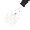 Chanel Stainless Steel Crystal CC Cross Lanyard Necklace Secondhand