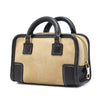 LOEWE Micro Bicolor Suede and Calfskin Amazona Satchel Secondhand