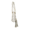 Secondhand Paola Del Lungo Woven Leather Bag with Fringe - '90s