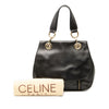 Celine Leather Eyelet Flap Handbag Secondhand