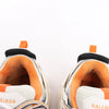 Balenciaga Track Panel Style Mesh and Nylon Sneakers in White x Orange, Size 41 EU Secondhand