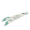 Hermès Bouquets Sellier Silk Twilly Scarf Secondhand