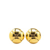 Secondhand Chanel Gold Plated CC Clip On Earrings