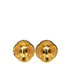 Secondhand Chanel Gold Plated CC Clip On Earrings