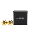 Secondhand Chanel Gold Plated CC Clip On Earrings