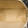 Chanel CC Quilted Tweed and Shearling Round Clutch With Chain Secondhand
