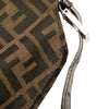 Secondhand Fendi Zucca Canvas Double Flap Shoulder Bag
