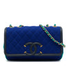 Chanel Small Tricolor Jersey CC Filigree Flap Secondhand