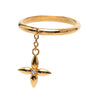 Louis Vuitton Gold Plated Louisette Signature Ring Secondhand