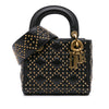 Secondhand Dior Mini Lambskin Cannage Studded Supple Lady Dior