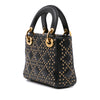 Secondhand Dior Mini Lambskin Cannage Studded Supple Lady Dior