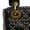 Secondhand Dior Mini Lambskin Cannage Studded Supple Lady Dior
