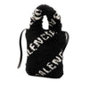 Balenciaga Faux Fur Logo Everyday Phone Holder Secondhand