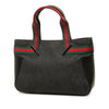 Gucci Denim Web Handbag Secondhand