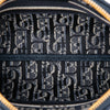 Dior Oblique Embroidered Velvet Cosmetic Pouch Secondhand