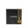 Secondhand Chanel Gold Plated CC Round Pendant Necklace