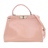 Fendi Medium Checkered Leather Sequin Peekaboo Iconic Satchel Secondhand