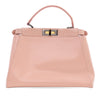 Fendi Medium Checkered Leather Sequin Peekaboo Iconic Satchel Secondhand