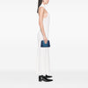 Prada Bicolor Saffiano Dome Clutch Secondhand