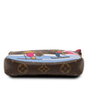 Louis Vuitton Monogram Christmas Animation Bears on Skis Mini Pochette Accessoires Secondhand