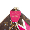 Louis Vuitton Monogram Christmas Animation Bears on Skis Mini Pochette Accessoires Secondhand
