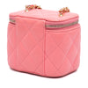 Chanel Mini Quilted Lambskin Pearl Crush Vanity Case With Chain Secondhand
