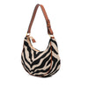 Celine Zebra Print Canvas Ava Shoulder Bag Secondhand