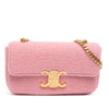 Celine Tweed Claude Chain Shoulder Bag Secondhand