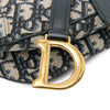 Dior Mini Oblique Canvas Saddle Bag Secondhand